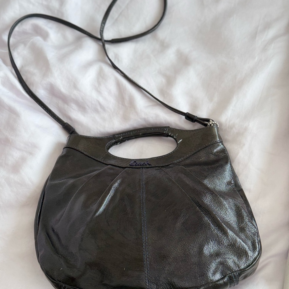 Coach Black Lexi Leather Shoulder Bag